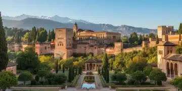La majestuosa Alhambra de Granada, símbolo del legado árabe en España.